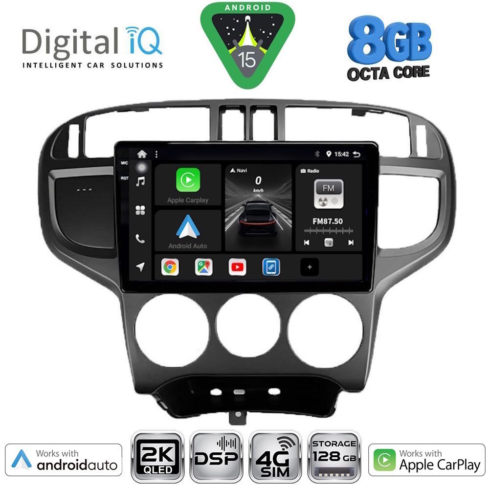 Βλησαρούλης Car Center - DIGITAL IQ BXF 11240_CPAA (9inc) MULTIMEDIA TABLET for HYUNDAI MATRIX mod. 2001-2010