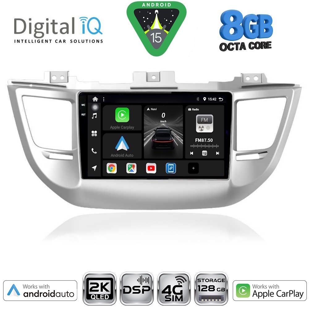 Βλησαρούλης Car Center - DIGITAL IQ BXF 11243_CPAA (9inc) MULTIMEDIA TABLET for HYUNDAI TUCSON  mod. 2015-2019