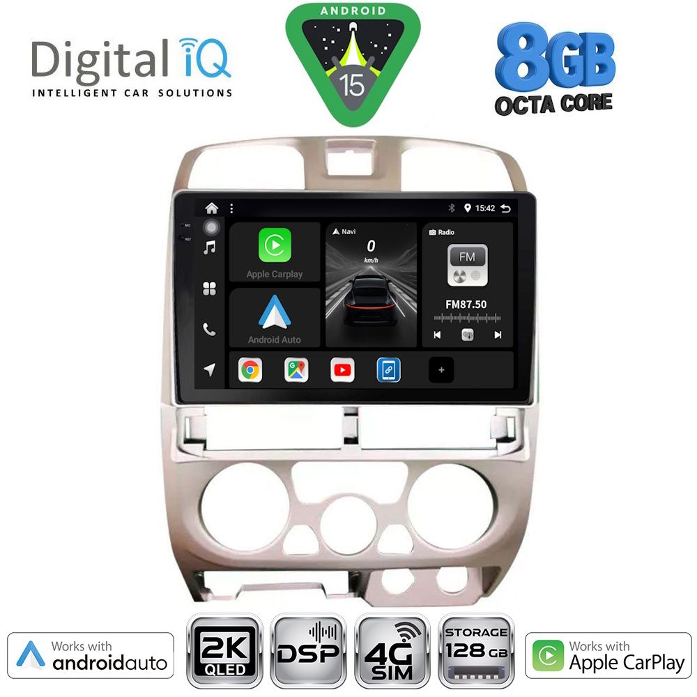 Βλησαρούλης Car Center - DIGITAL IQ BXF 11253SL_CPAA (9inc) MULTIMEDIA TABLET for ISUZU D-MAX mod. 2002-2008 (SILVER)