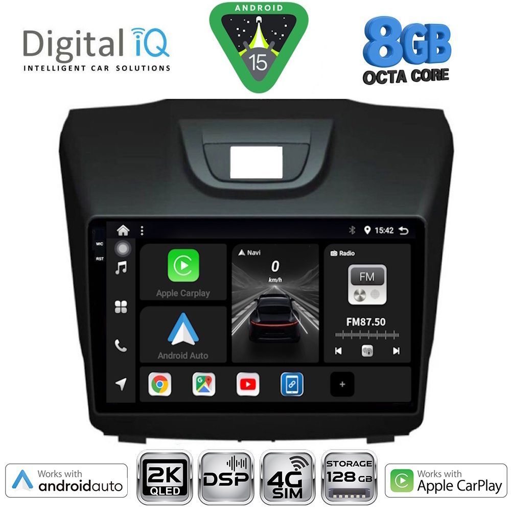 Βλησαρούλης Car Center - DIGITAL IQ BXF 11255_CPAA (9inc) MULTIMEDIA TABLET for ISUZU DMAX mod. 2012-2020