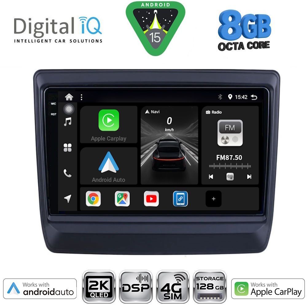 Βλησαρούλης Car Center - DIGITAL IQ BXF 11256_CPAA (9inc) MULTIMEDIA TABLET for ISUZU DMAX mod. 2020-2026
