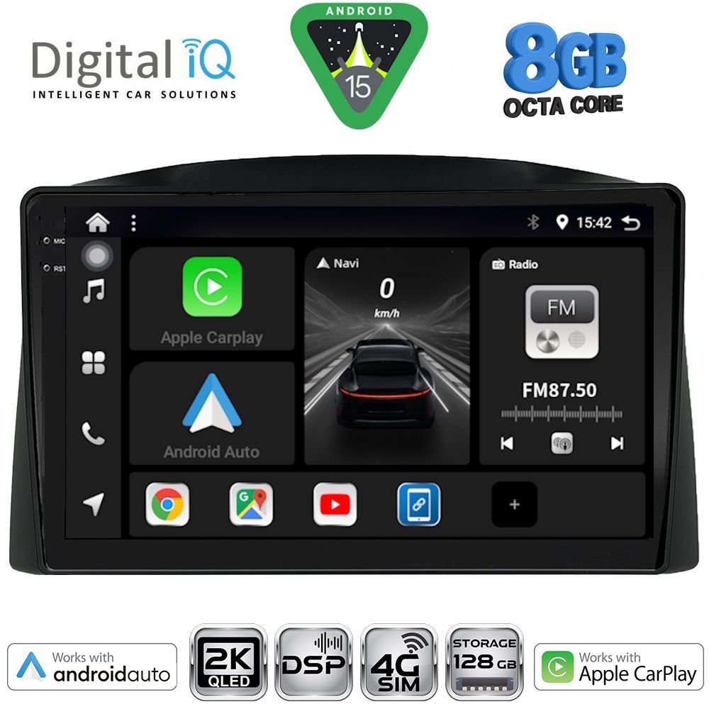 Βλησαρούλης Car Center - DIGITAL IQ BXF 11271_CPAA (10inc) MULTIMEDIA TABLET for JEEP GRAND CHEROKEE mod. 2005-2007 with Original Navi