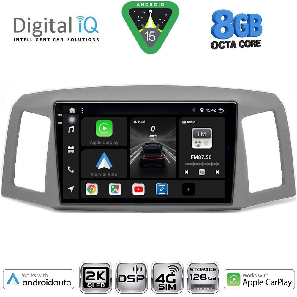 Βλησαρούλης Car Center - DIGITAL IQ BXF 11281_CPAA (10inc) MULTIMEDIA TABLET for JEEP GRAND CHEROKEE mod. 2005-2007