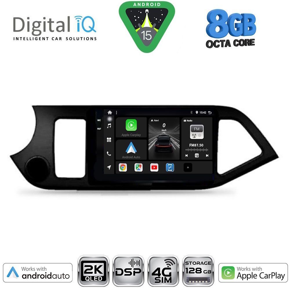 Βλησαρούλης Car Center - DIGITAL IQ BXF 11308_CPAA (9inc) MULTIMEDIA TABLET for KIA PICANTO mod. 2011-2017