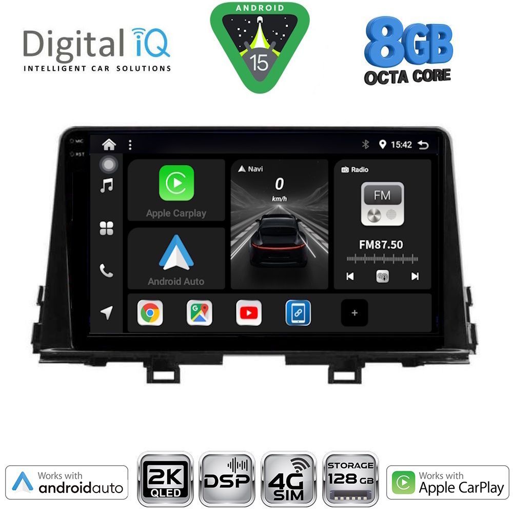 Βλησαρούλης Car Center - DIGITAL IQ BXF 11309_CPAA (9inc) MULTIMEDIA TABLET for KIA PICANTO mod. 2017-2021
