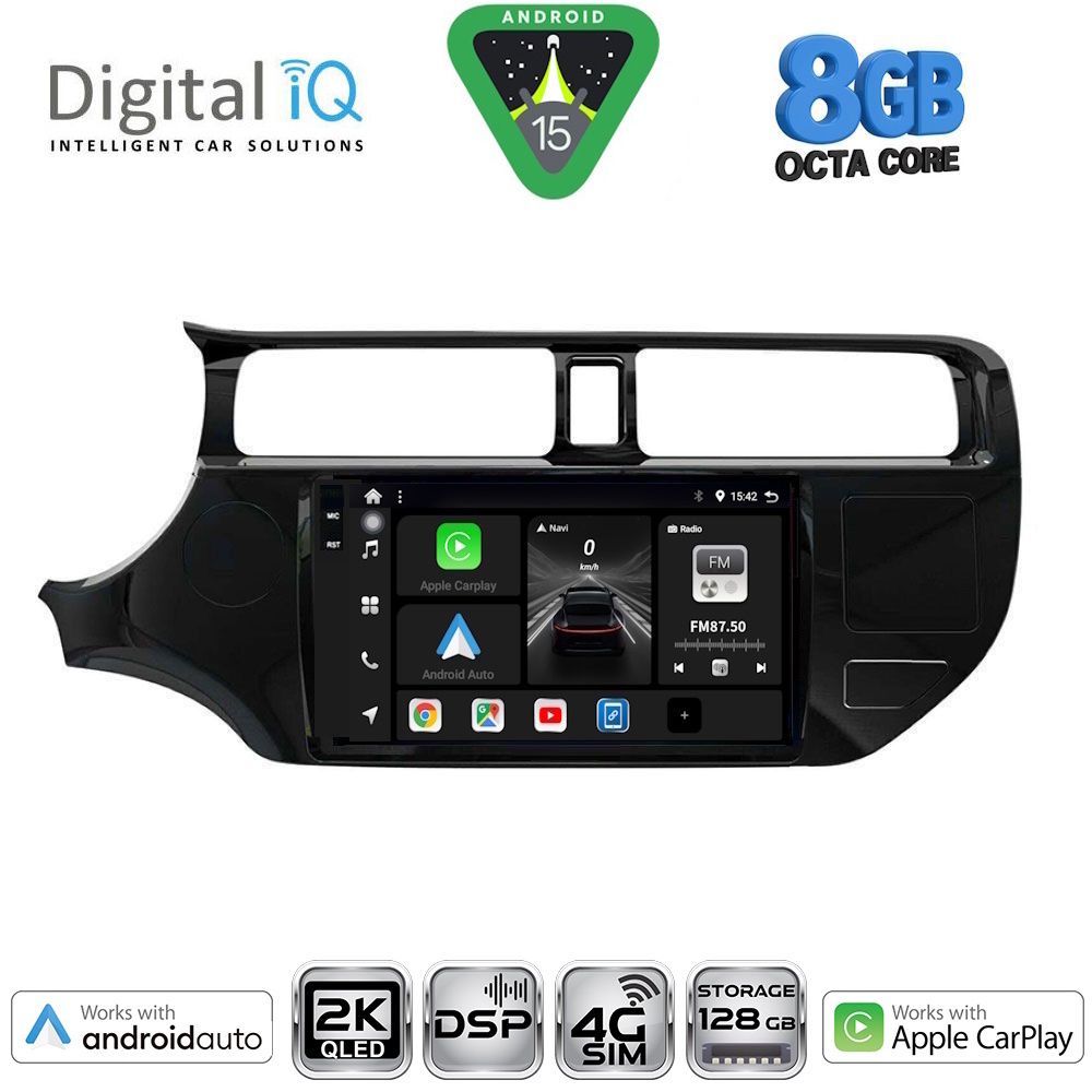 Βλησαρούλης Car Center - DIGITAL IQ BXF 11314_CPAA (9inc) MULTIMEDIA TABLET for KIA RIO mod. 2012-2015