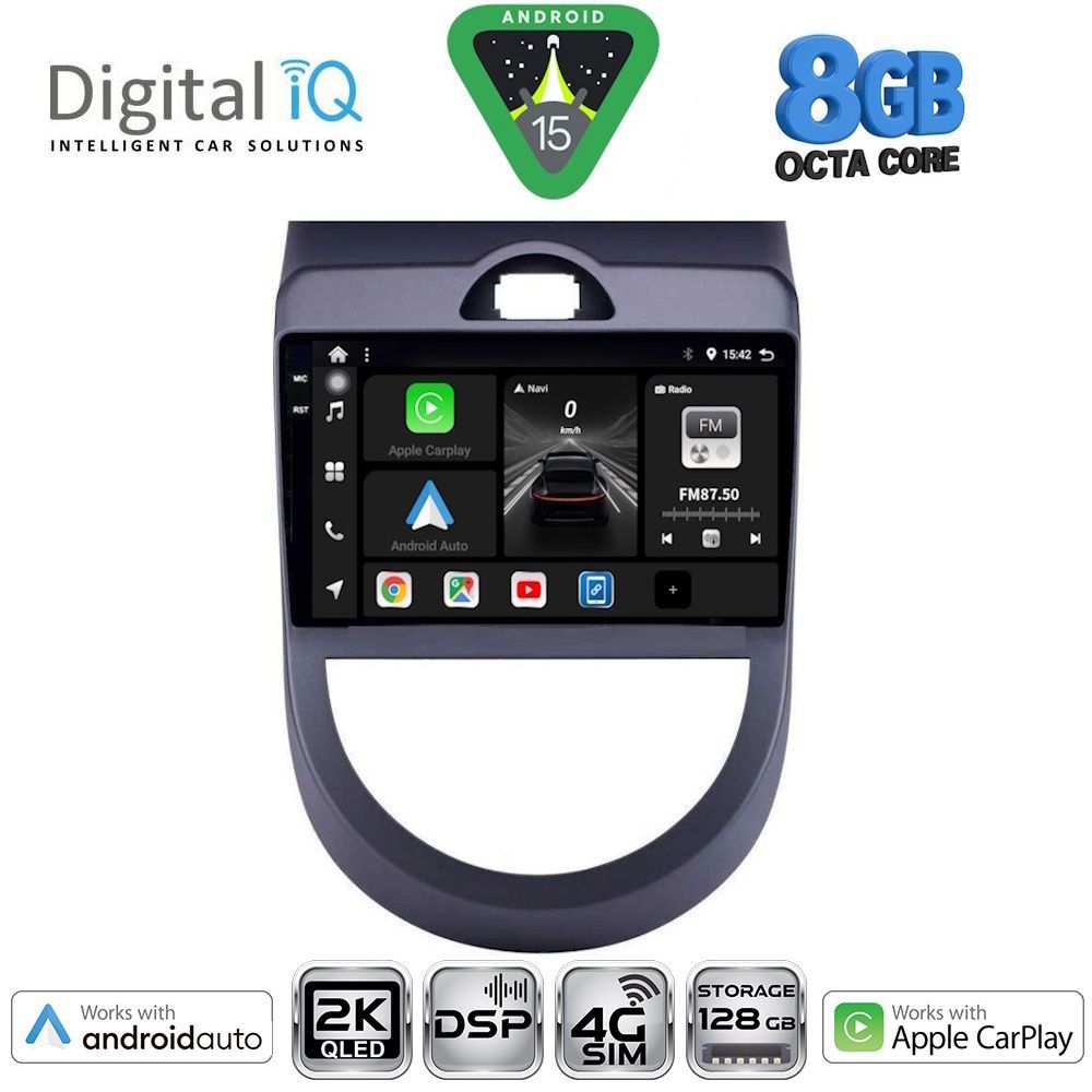 Βλησαρούλης Car Center - DIGITAL IQ BXF 11320_CPAA (9inc) MULTIMEDIA TABLET for KIA SOUL mod. 2008-2013