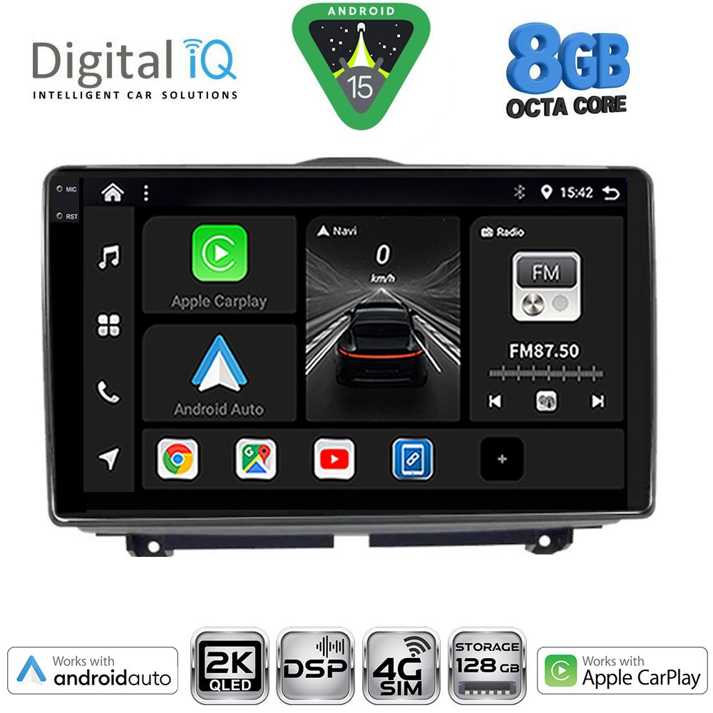 Βλησαρούλης Car Center - DIGITAL IQ BXF 11338_CPAA (9inc) MULTIMEDIA TABLET for LADA GRANTA mod. 2012-2026