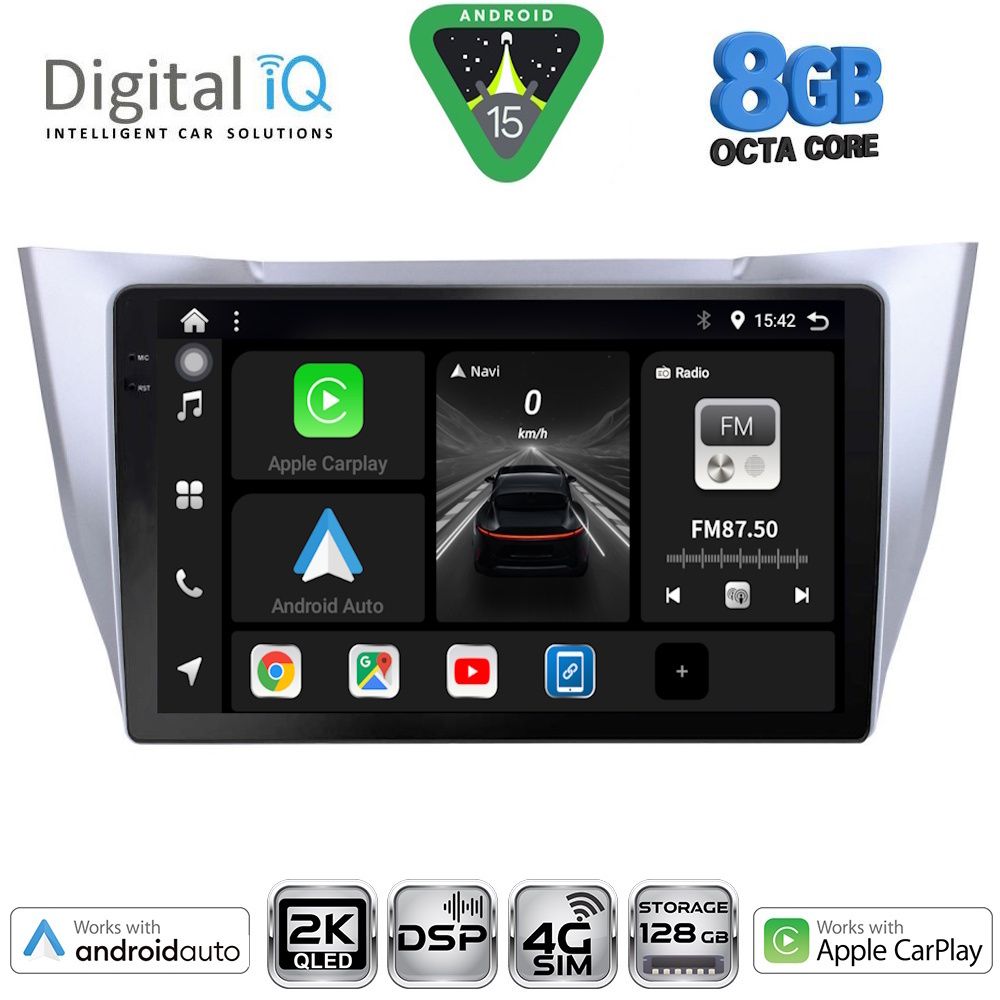 Βλησαρούλης Car Center - DIGITAL IQ BXF 11345SL_CPAA (10inc) MULTIMEDIA TABLET for LEXUS RX 300 – 400 mod. 2003-2008