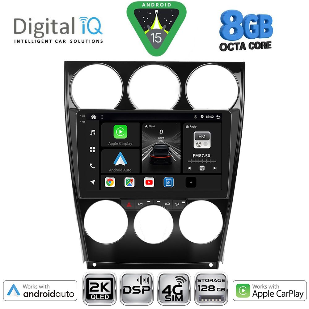 Βλησαρούλης Car Center - DIGITAL IQ BXF 11375_CPAA (9inc) MULTIMEDIA TABLET for MAZDA 6 (FACELIFT) mod. 2005-2008
