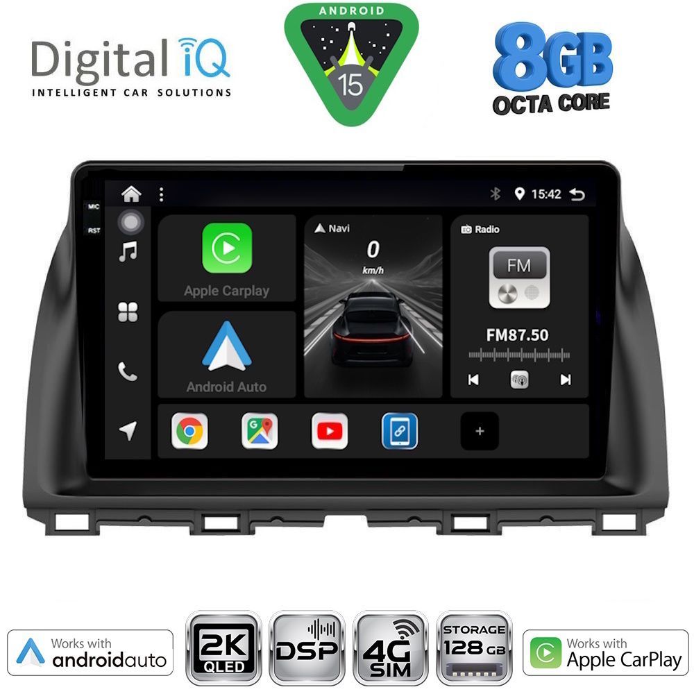 Βλησαρούλης Car Center - DIGITAL IQ BXF 11380_CPAA (10inc) MULTIMEDIA TABLET for MAZDA  CX5 mod. 2013-2017