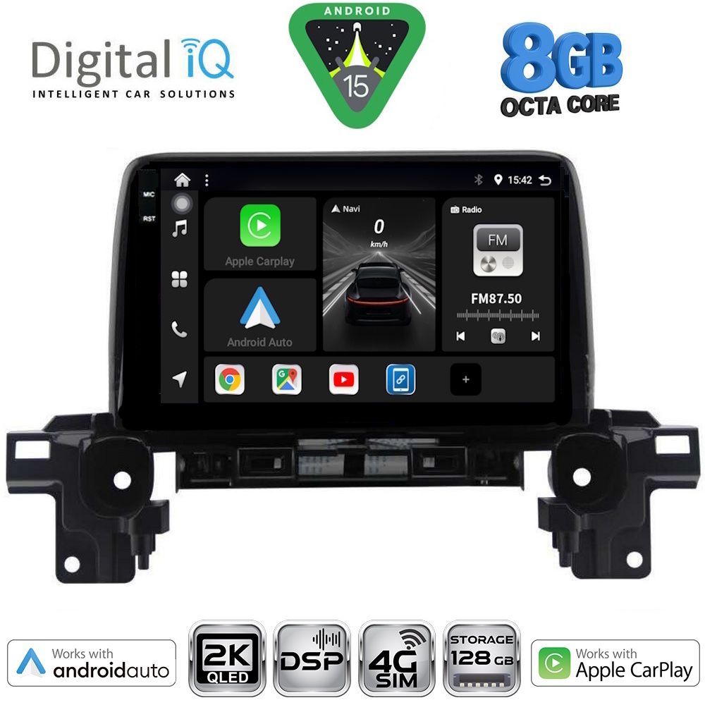 Βλησαρούλης Car Center - DIGITAL IQ BXF 11381_CPAA (9inc) MULTIMEDIA TABLET for MAZDA CX5 mod. 2017-2025