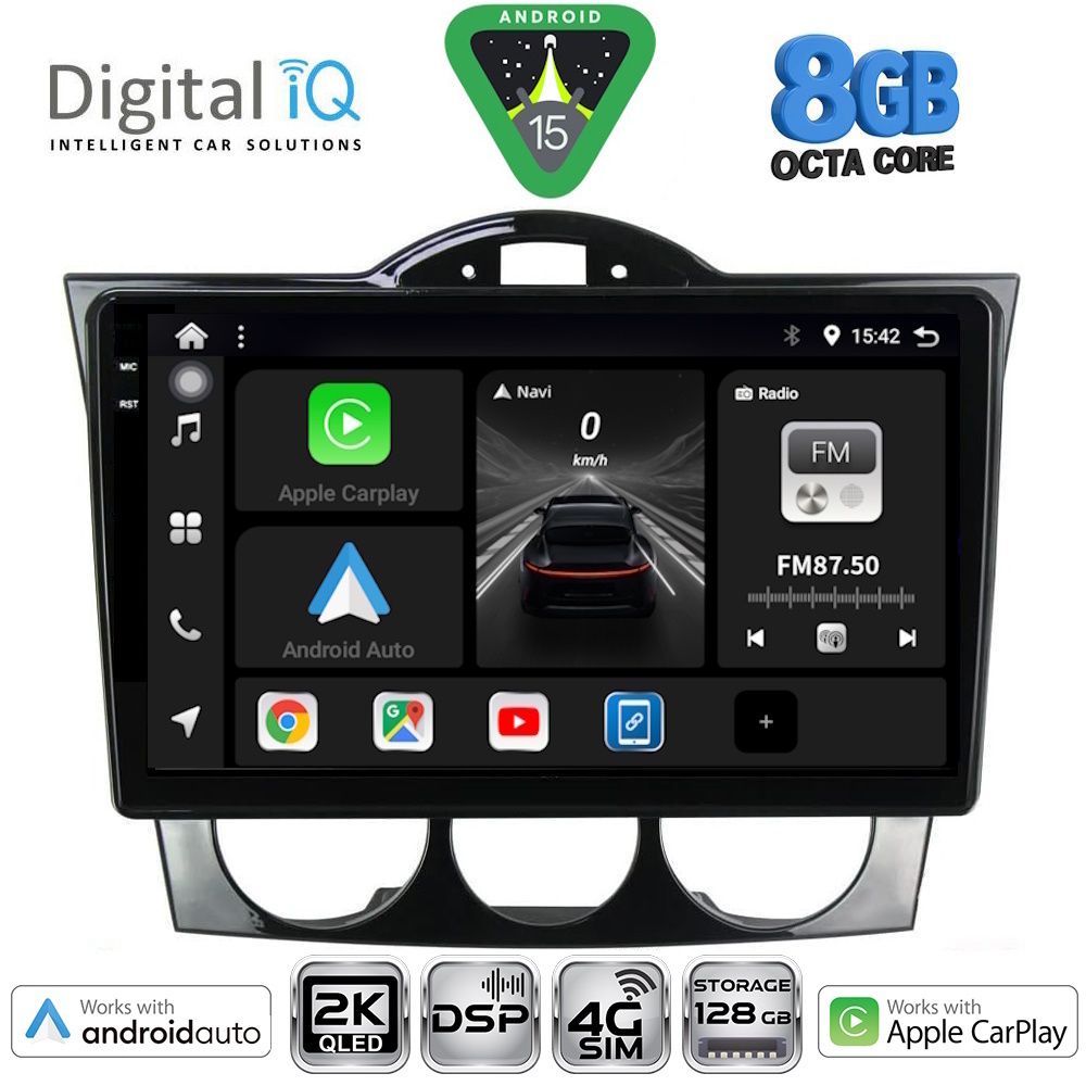 Βλησαρούλης Car Center - DIGITAL IQ BXF 11394_CPAA (9inc) MULTIMEDIA TABLET for MAZDA RX8 mod. 2001-2008