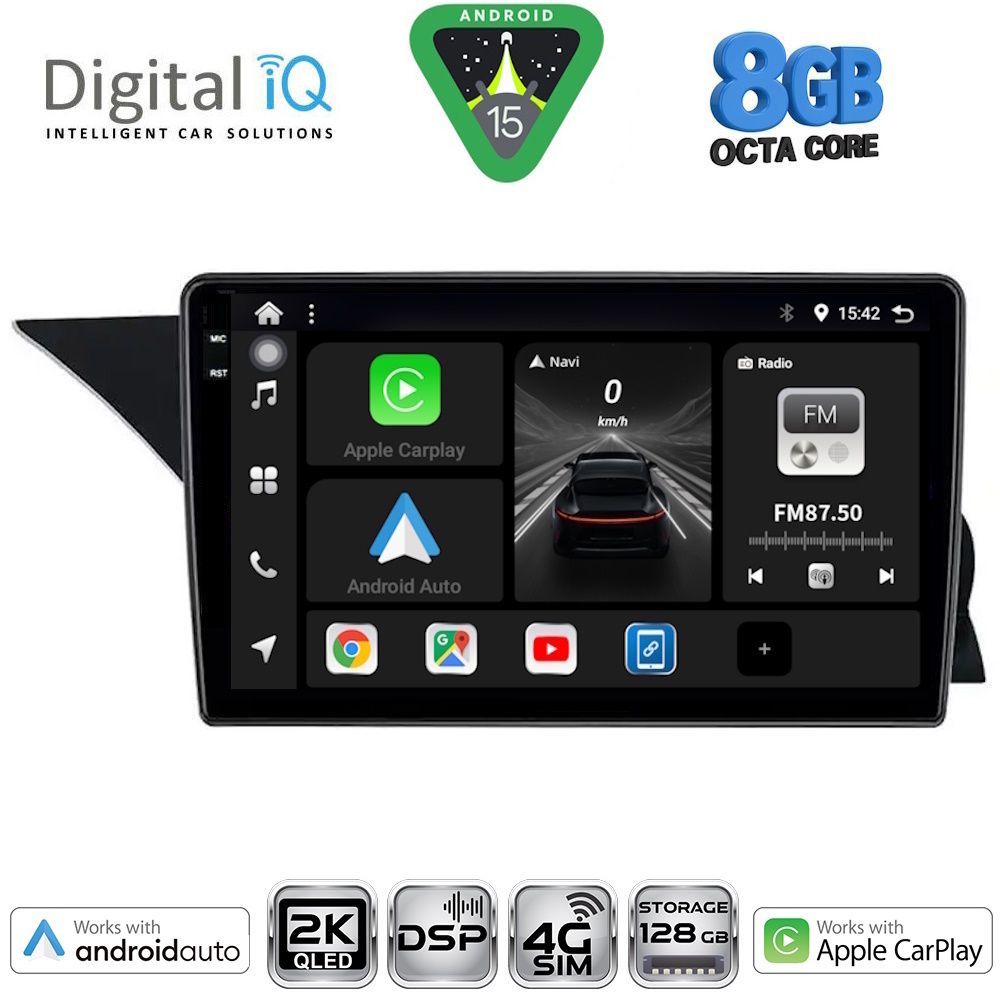 Βλησαρούλης Car Center - DIGITAL IQ BXF 11412_CPAA (NTG 4.5) (9inc) MULTIMEDIA TABLET for MERCEDES GLK (X204) mod. 2013-2017