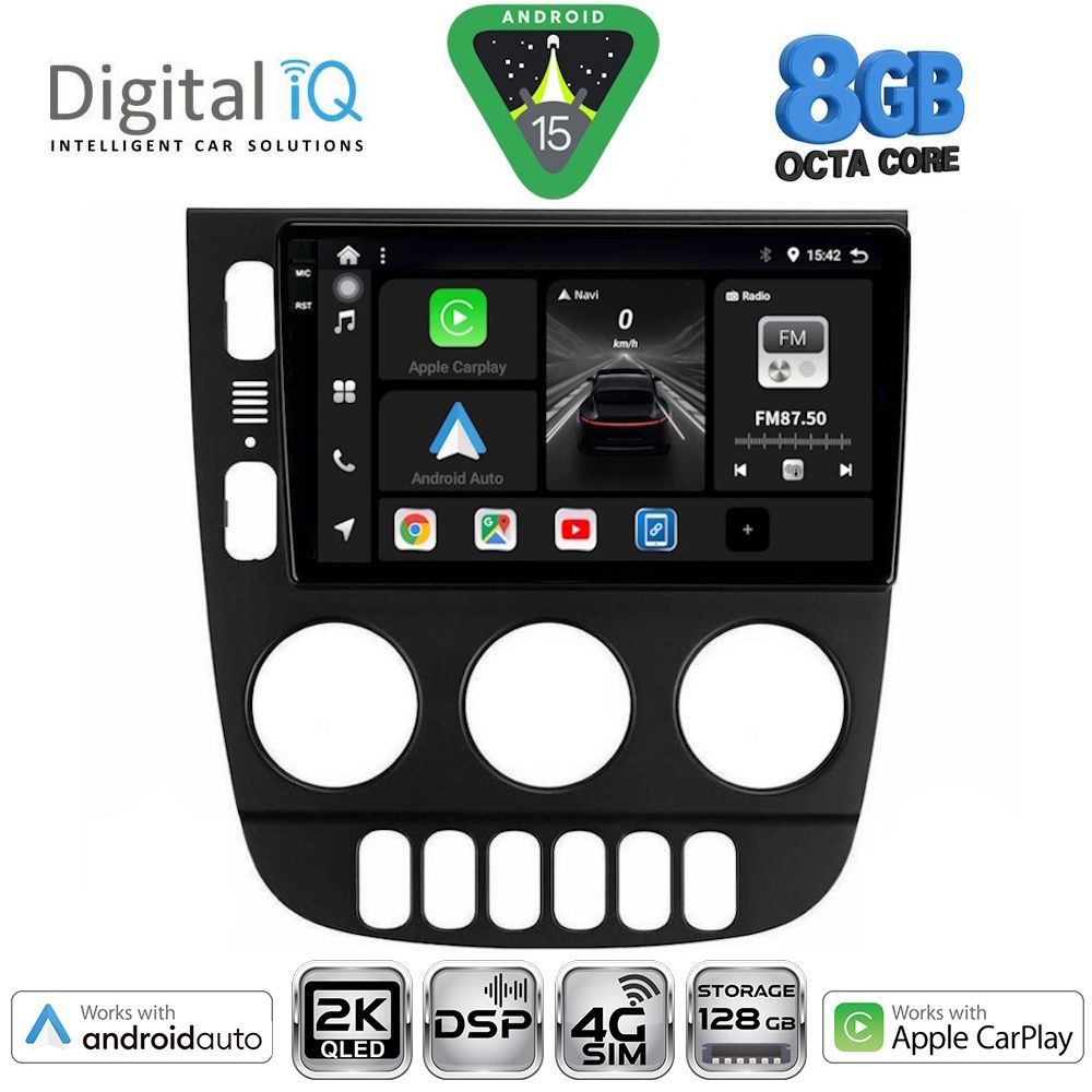 Βλησαρούλης Car Center - DIGITAL IQ BXF 11413_CPAA (9inc) MULTIMEDIA TABLET for MERCEDES ML (W163) mod. 2002-2005