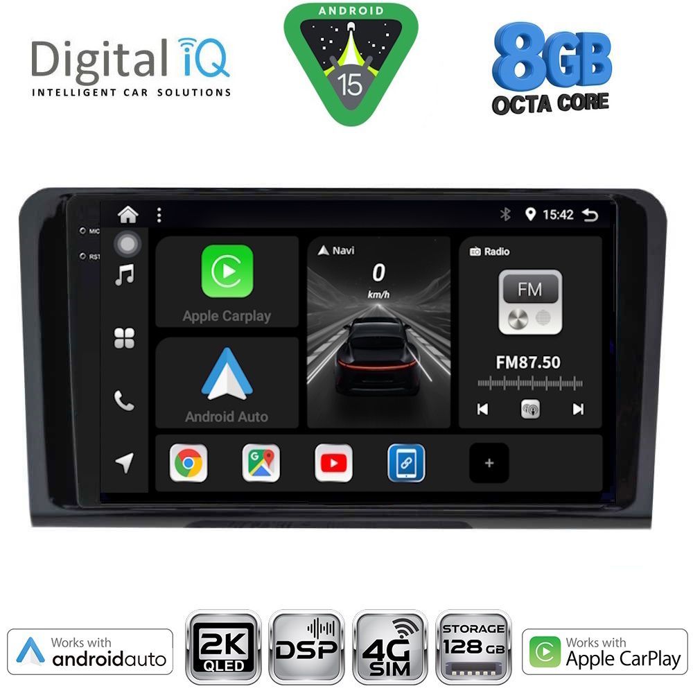Βλησαρούλης Car Center - DIGITAL IQ BXF 11414_CPAA (9inc) MULTIMEDIA TABLET for MERCEDES ML (W164) – GL (X164) mod. 2005-2011