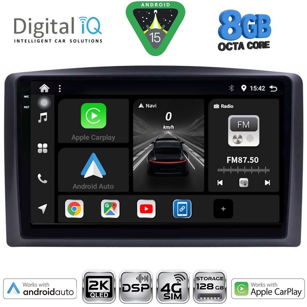 Βλησαρούλης Car Center - DIGITAL IQ BXF 11421_CPAA (10inc) MULTIMEDIA TABLET for MERCEDES VITO – VIANO  (W447) mod. 2015-2022