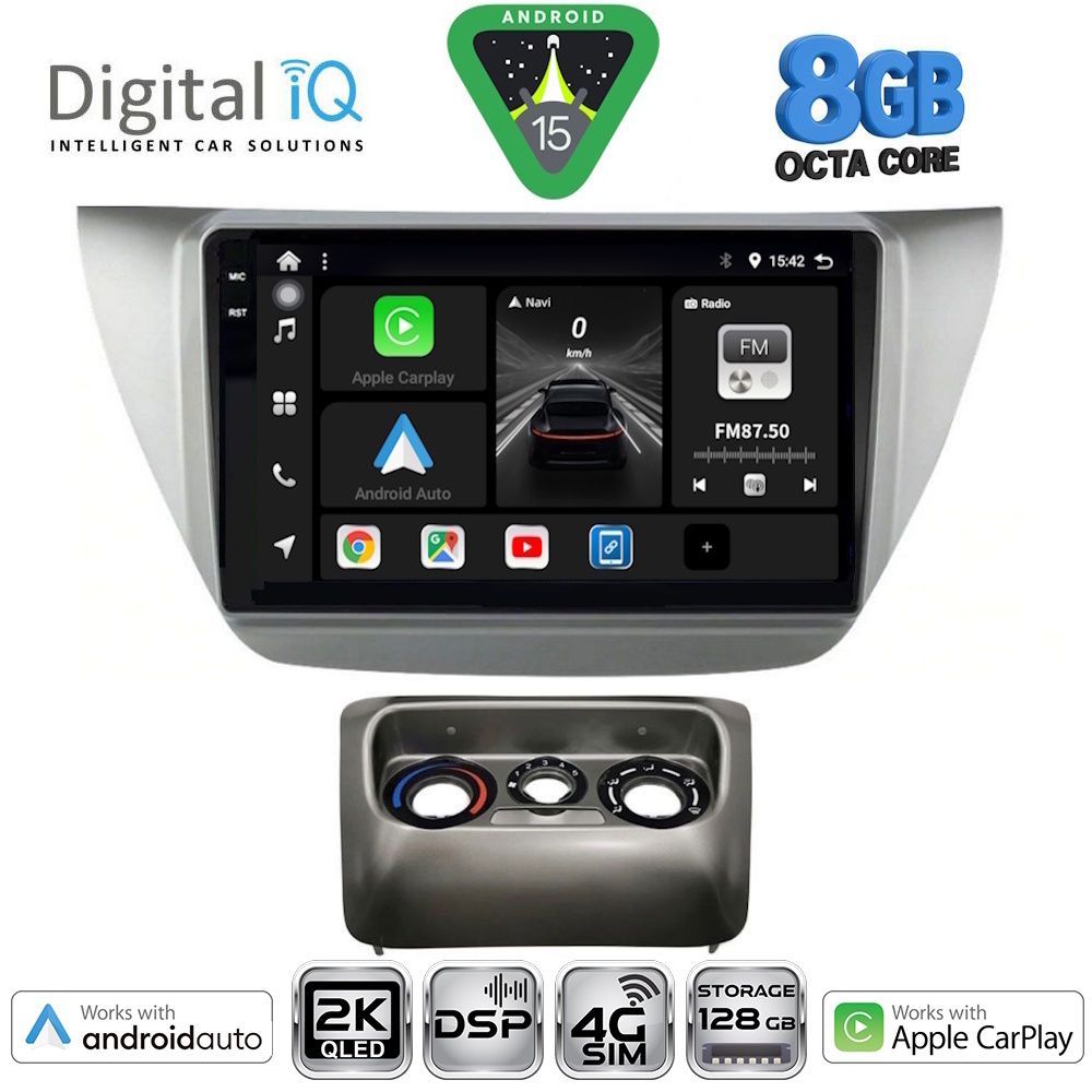 Βλησαρούλης Car Center - DIGITAL IQ BXF 11433_CPAA (9inc) MULTIMEDIA TABLET for MITSUBISHI LANCER mod. 2000-2007