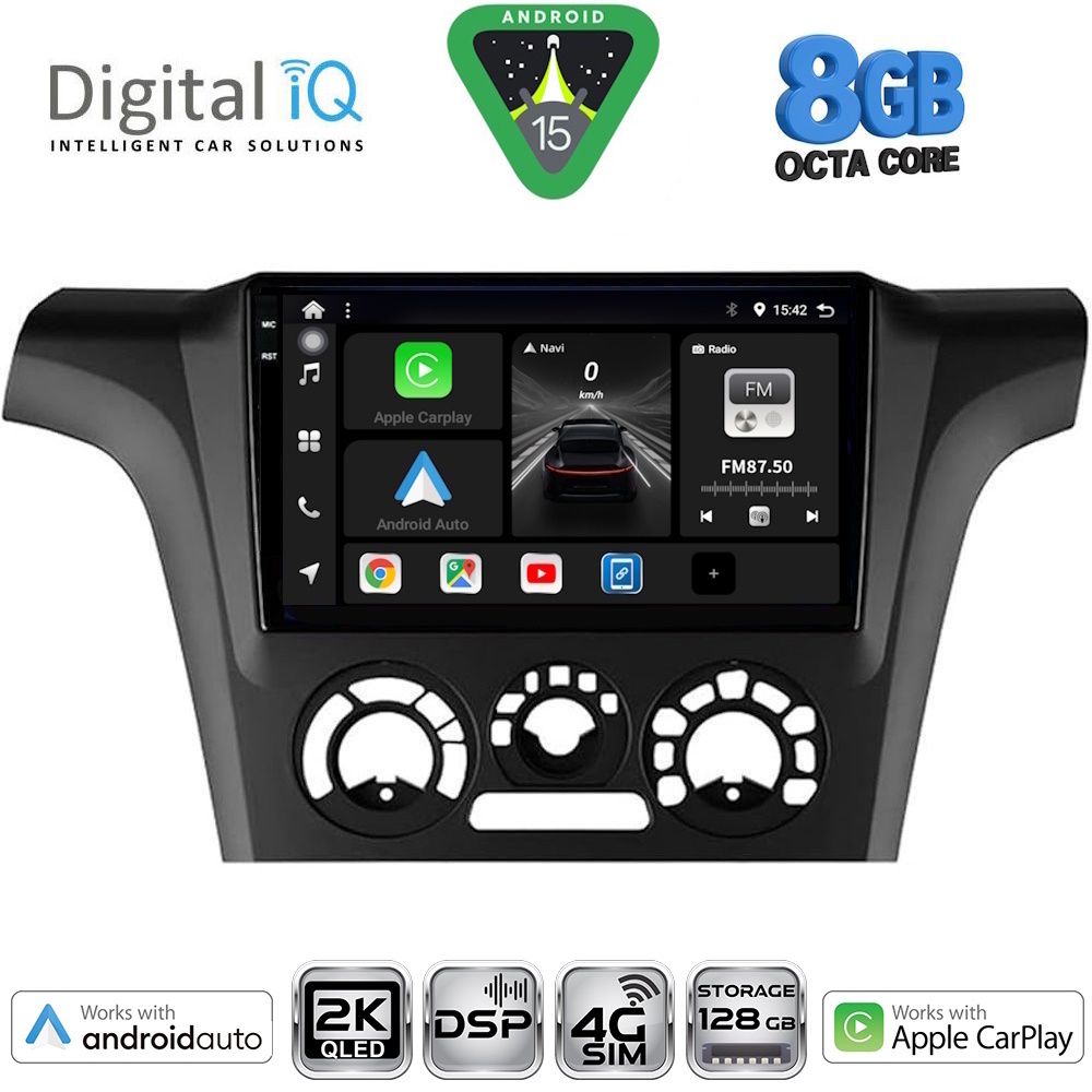 Βλησαρούλης Car Center - DIGITAL IQ BXF 11441_CPAA A/C (9inc) MULTIMEDIA TABLET for MITSUBISHI OUTLANDER mod. 2001-2005