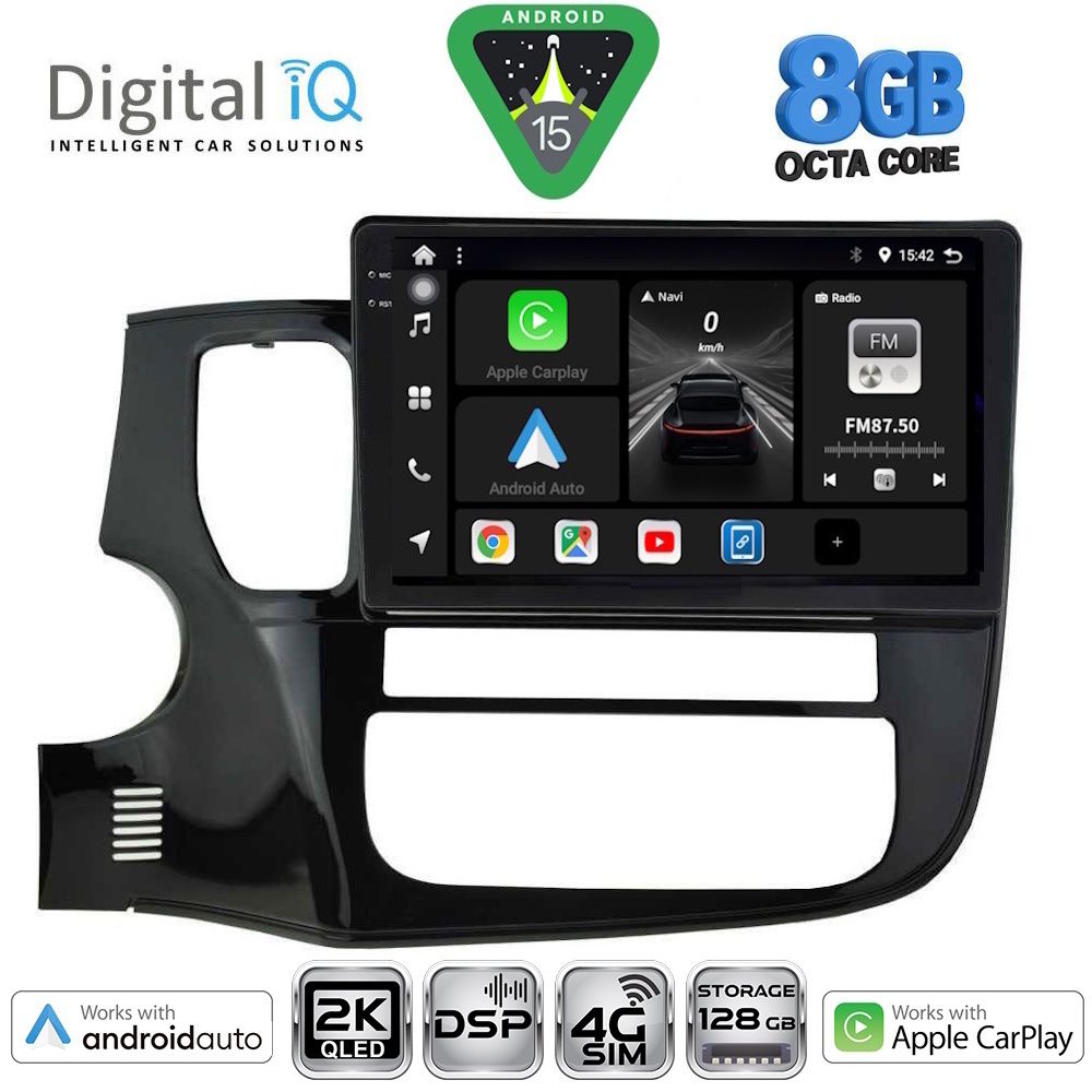 Βλησαρούλης Car Center - DIGITAL IQ BXF 11443_CPAA (10inc) MULTIMEDIA TABLET for MITSUBISHI OUTLANDER mod. 2013-2020