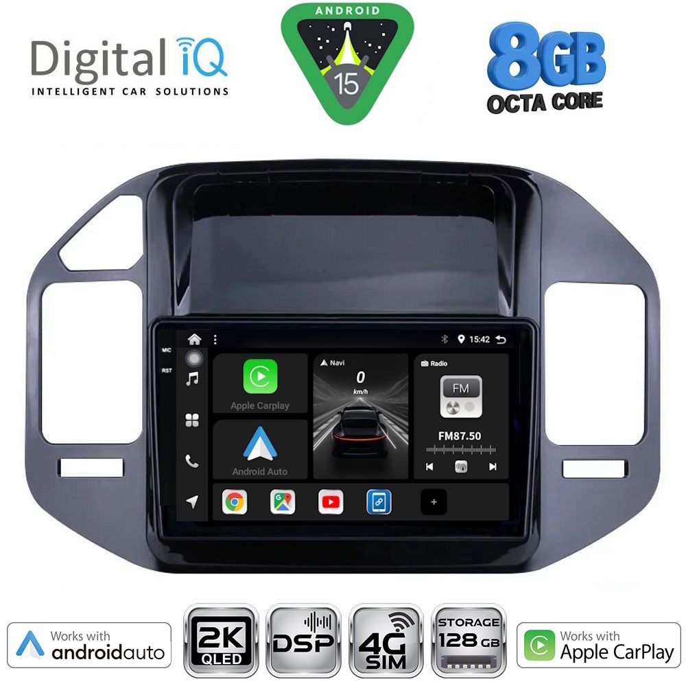 Βλησαρούλης Car Center - DIGITAL IQ BXF 11444_CPAA (9inc) MULTIMEDIA TABLET for MITSUBISHI PAJERO mod. 1999-2006