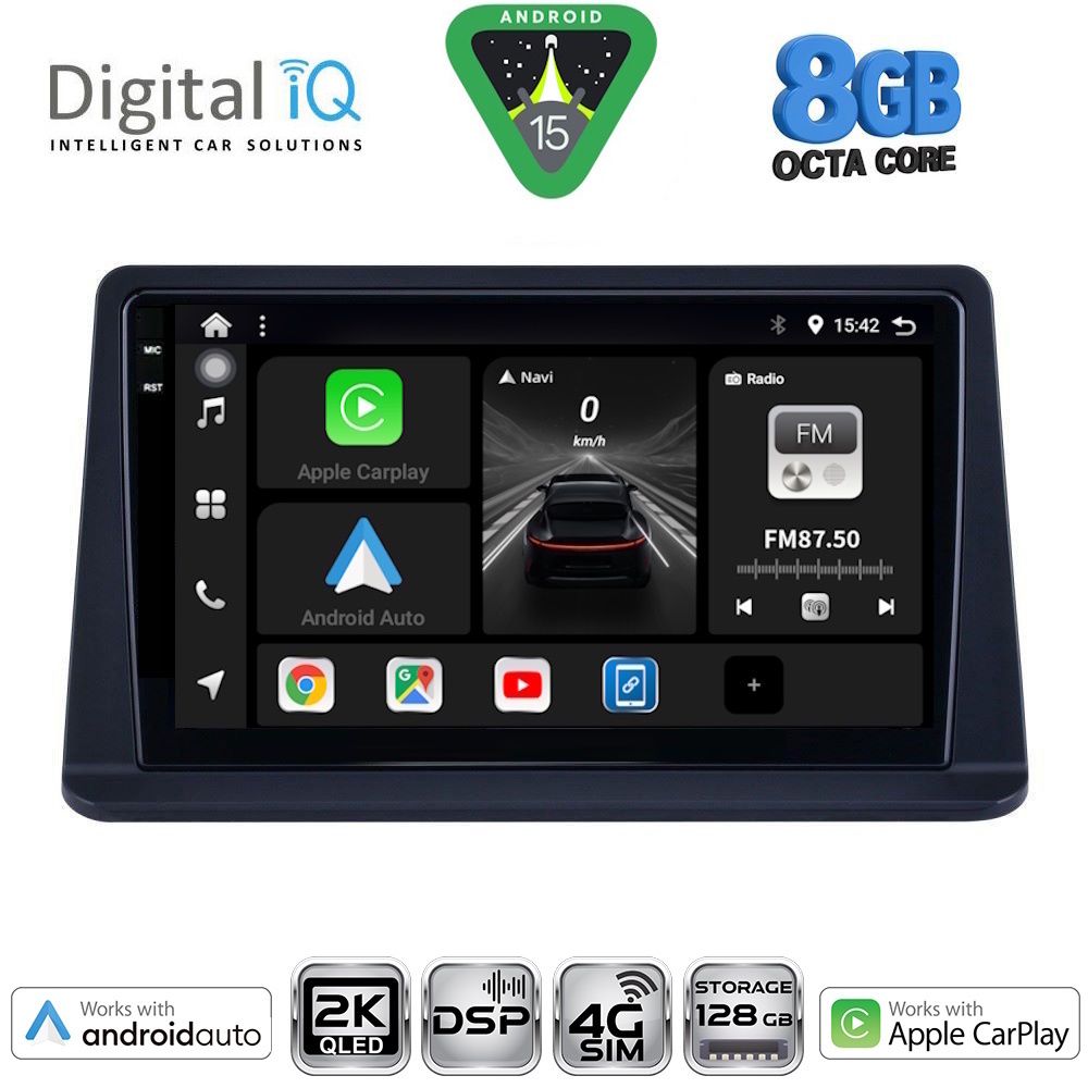 Βλησαρούλης Car Center - DIGITAL IQ BXF 11445_CPAA (9inc) MULTIMEDIA TABLET for MITSUBISHI PAJERO mod. 1999-2006