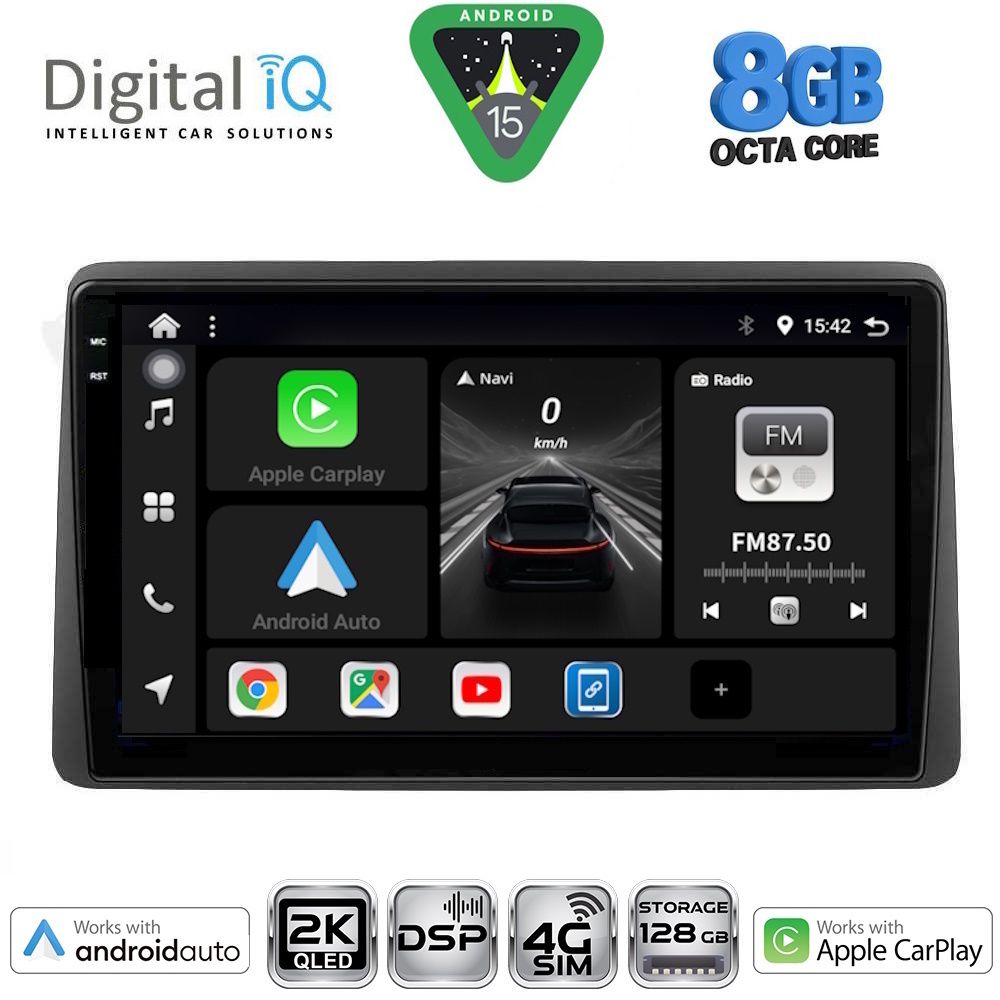 Βλησαρούλης Car Center - DIGITAL IQ BXF 11453_CPAA (10inc) MULTIMEDIA TABLET for NISSAN JUKE mod. 2021-2026