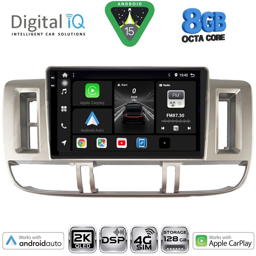 Βλησαρούλης Car Center - DIGITAL IQ BXF 11474_CPAA (9inc) MULTIMEDIA TABLET for NISSAN XTRAIL mod. 2000-2004