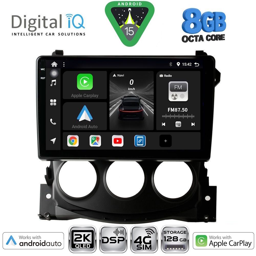 Βλησαρούλης Car Center - DIGITAL IQ BXF 11479_CPAA (9inc) MULTIMEDIA TABLET for NISSAN 370Z mod. 2009-2012