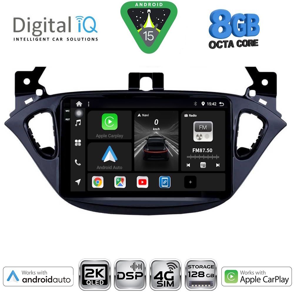 Βλησαρούλης Car Center - DIGITAL IQ BXF 11486_CPAA (9inc) MULTIMEDIA TABLET for OPEL ADAM - CORSA E  mod. 2014-2019