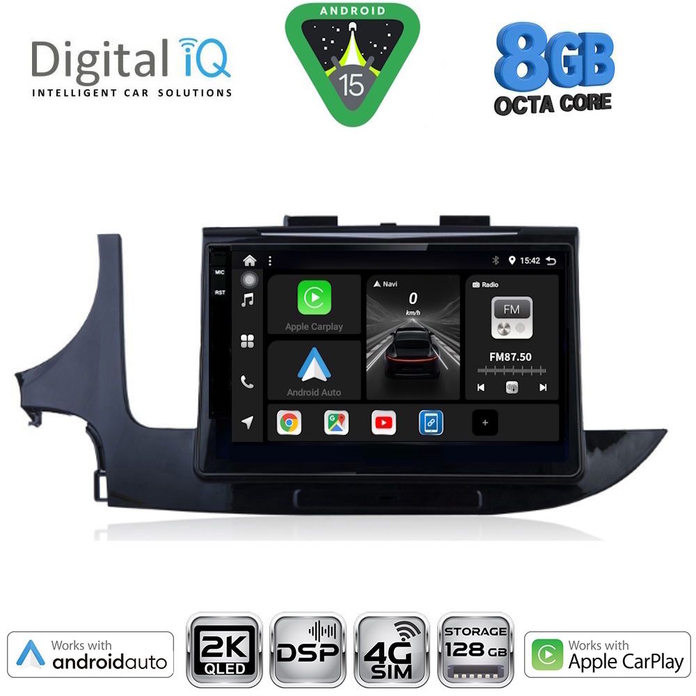 Βλησαρούλης Car Center - DIGITAL IQ BXF 11497_CPAA (9inc) MULTIMEDIA TABLET for OPEL MOKKA mod. 2016-2021