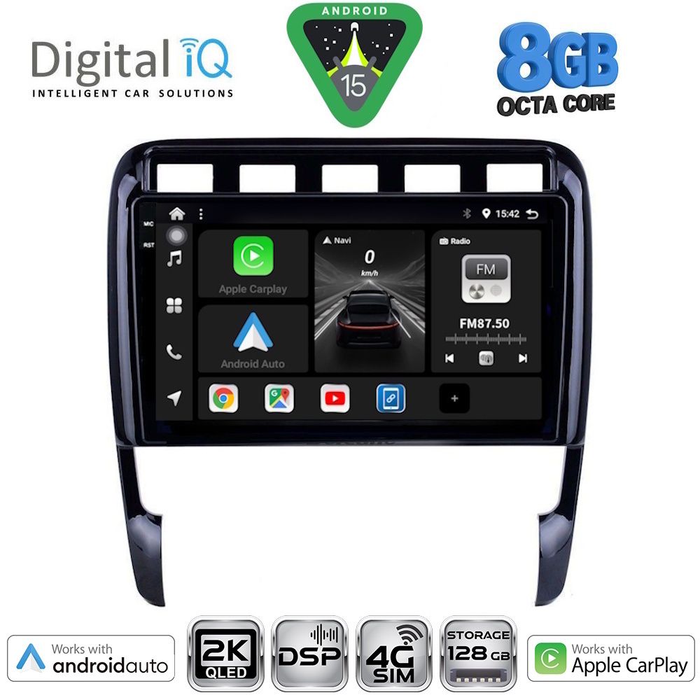 Βλησαρούλης Car Center - DIGITAL IQ BXF 11535_CPAA (9inc) MULTIMEDIA TABLET for PORSCHE CAYENNE mod. 2002-2011