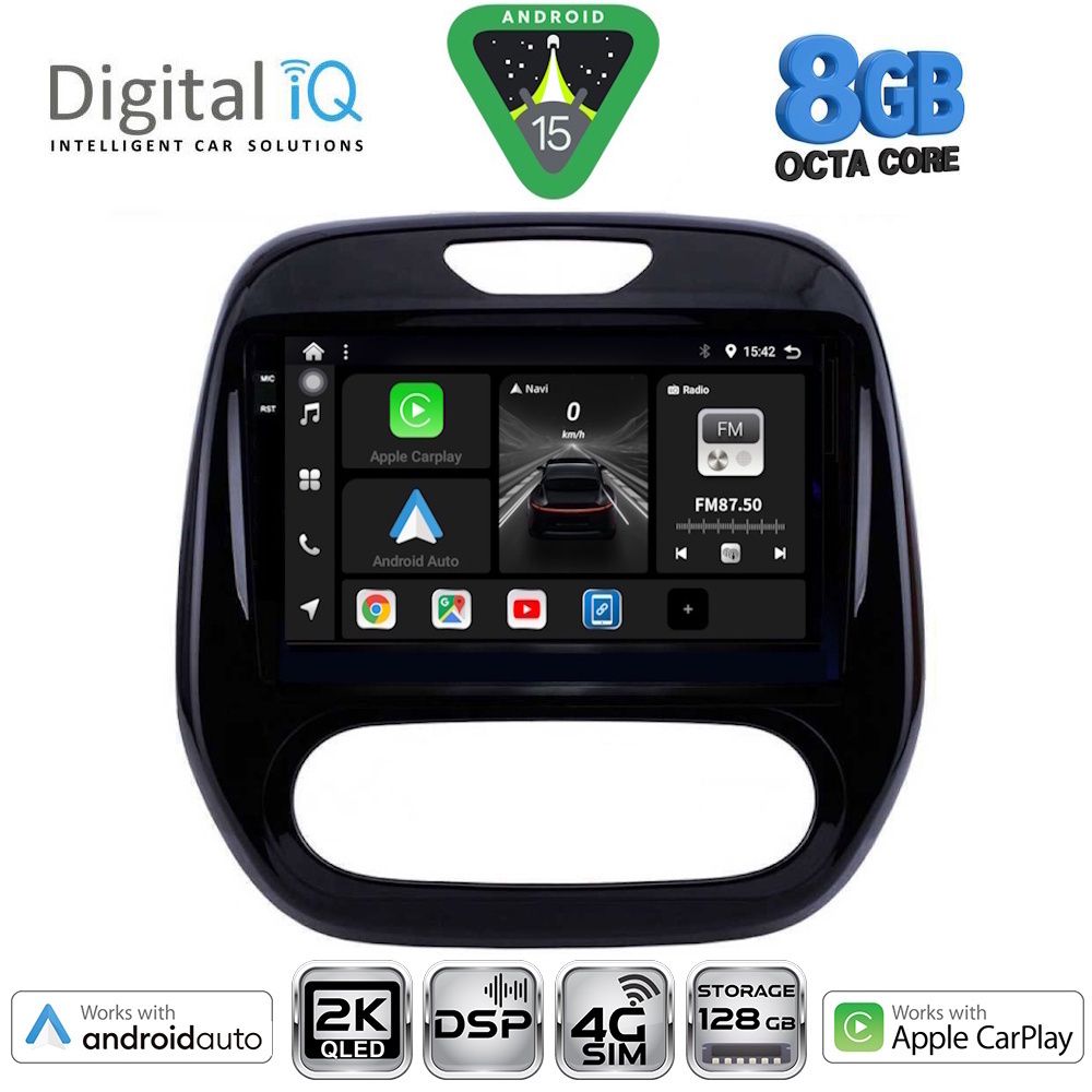 Βλησαρούλης Car Center - DIGITAL IQ BXF 11542_CPAA (9inc) MULTIMEDIA TABLET for RENAULT CAPTUR mod. 2013-2019