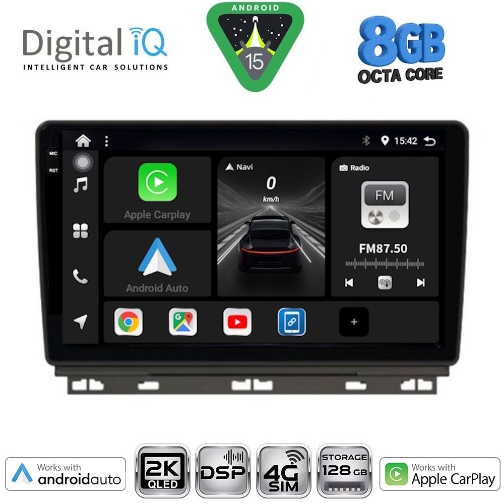 Βλησαρούλης Car Center - DIGITAL IQ BXF 11546_CPAA (9inc) MULTIMEDIA TABLET for RENAULT CLIO - CAPTUR mod. 2019-2026