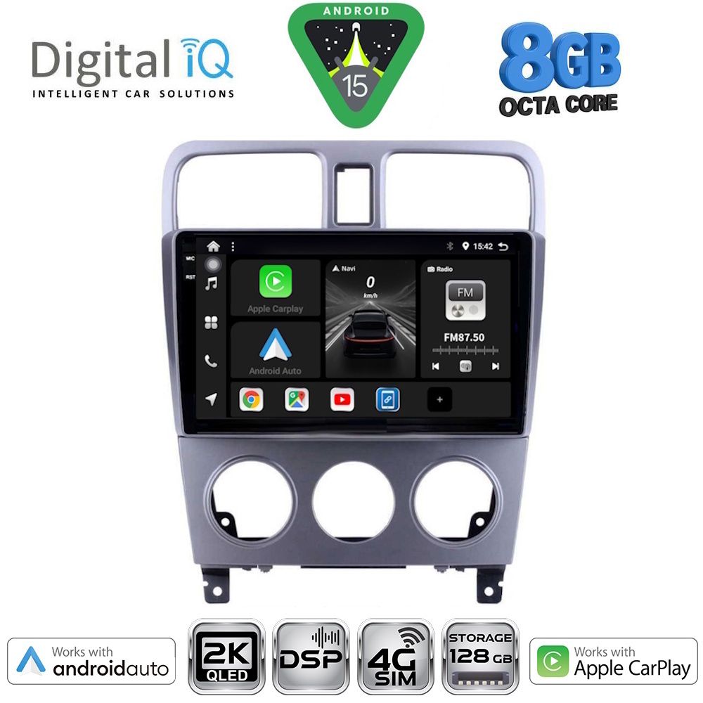 Βλησαρούλης Car Center - DIGITAL IQ BXF 11661_CPAA (9inc) MULTIMEDIA TABLET for SUBARU FORESTER  mod. 2002-2008