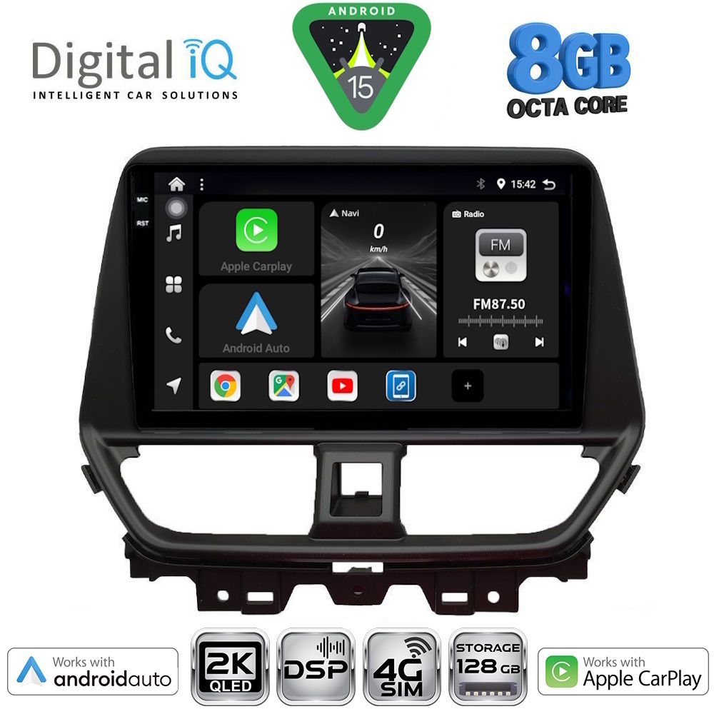Βλησαρούλης Car Center - DIGITAL IQ BXF 11673_CPAA (9inc) MULTIMEDIA TABLET for SUZUKI BALENO mod. 2022-2026