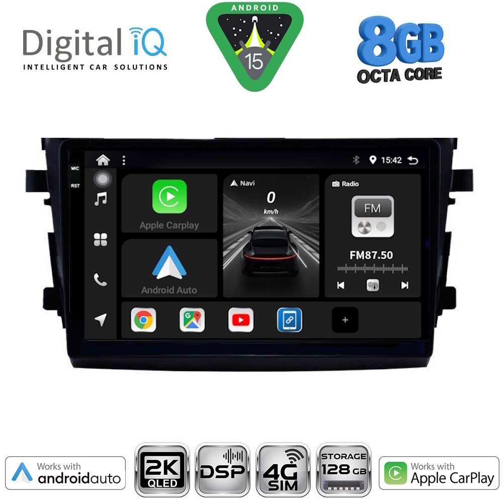 Βλησαρούλης Car Center - DIGITAL IQ BXF 11674_CPAA (9inc) MULTIMEDIA TABLET for SUZUKI CELERIO mod. 2015-2021