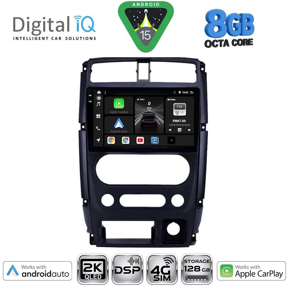 Βλησαρούλης Car Center - DIGITAL IQ BXF 11678_CPAA (9inc) MULTIMEDIA TABLET for SUZUKI JIMNY mod. 2007-2017