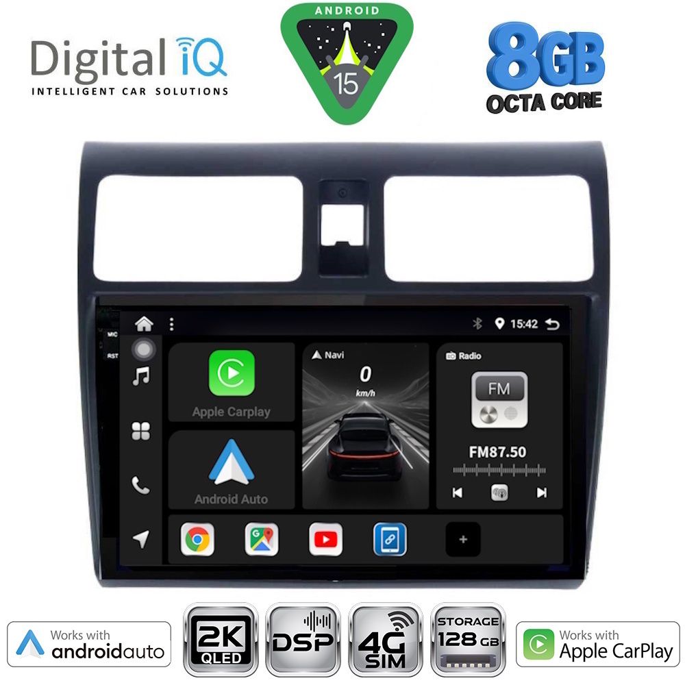 Βλησαρούλης Car Center - DIGITAL IQ BXF 11684_CPAA (10inc) MULTIMEDIA TABLET for SUZUKI SWIFT mod. 2005-2011