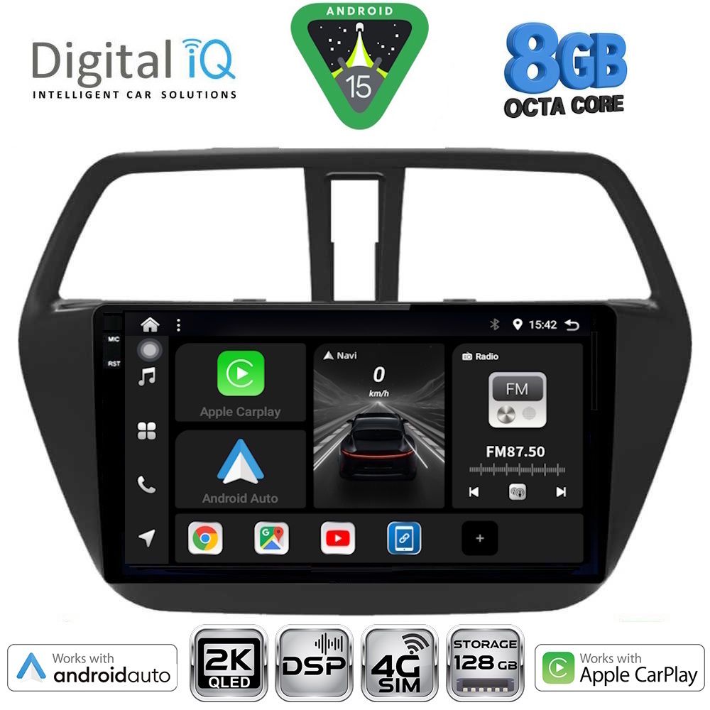 Βλησαρούλης Car Center - DIGITAL IQ BXF 11689_CPAA (9inc) MULTIMEDIA TABLET for SUZUKI SX4 S-CROSS mod. 2014-2021