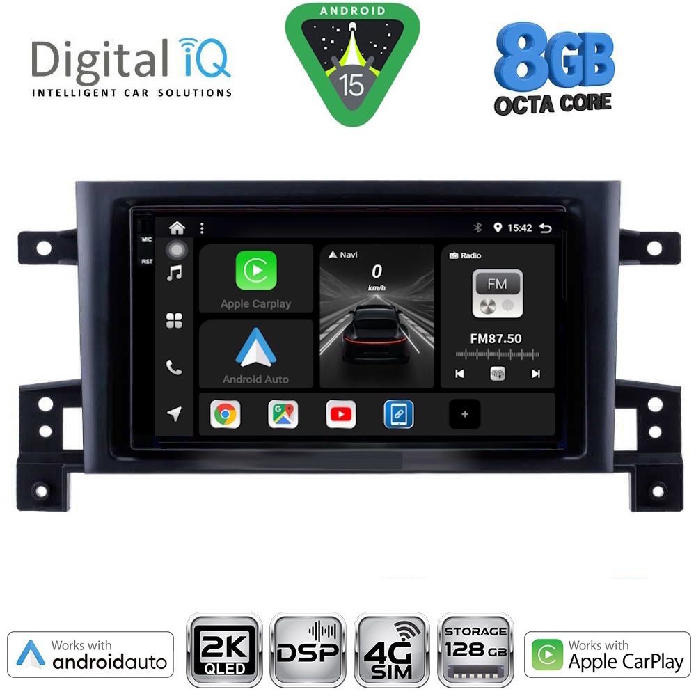 Βλησαρούλης Car Center - DIGITAL IQ BXF 11696_CPAA (9inc) MULTIMEDIA TABLET for SUZUKI GRAND VITARA mod. 2005-2015