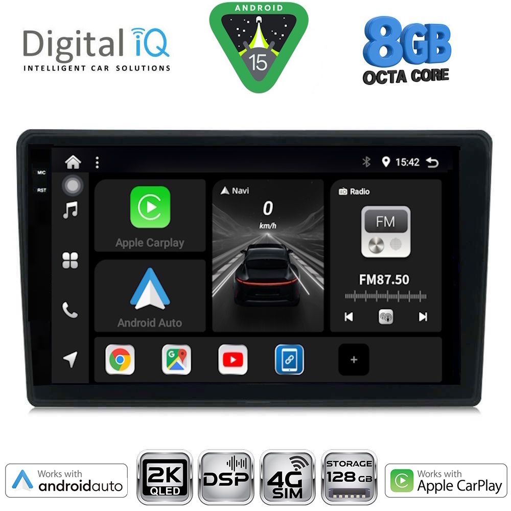 Βλησαρούλης Car Center - DIGITAL IQ BXF 11699_CPAA (10inc) MULTIMEDIA TABLET for TOYOTA AURIS mod. 2013-2015
