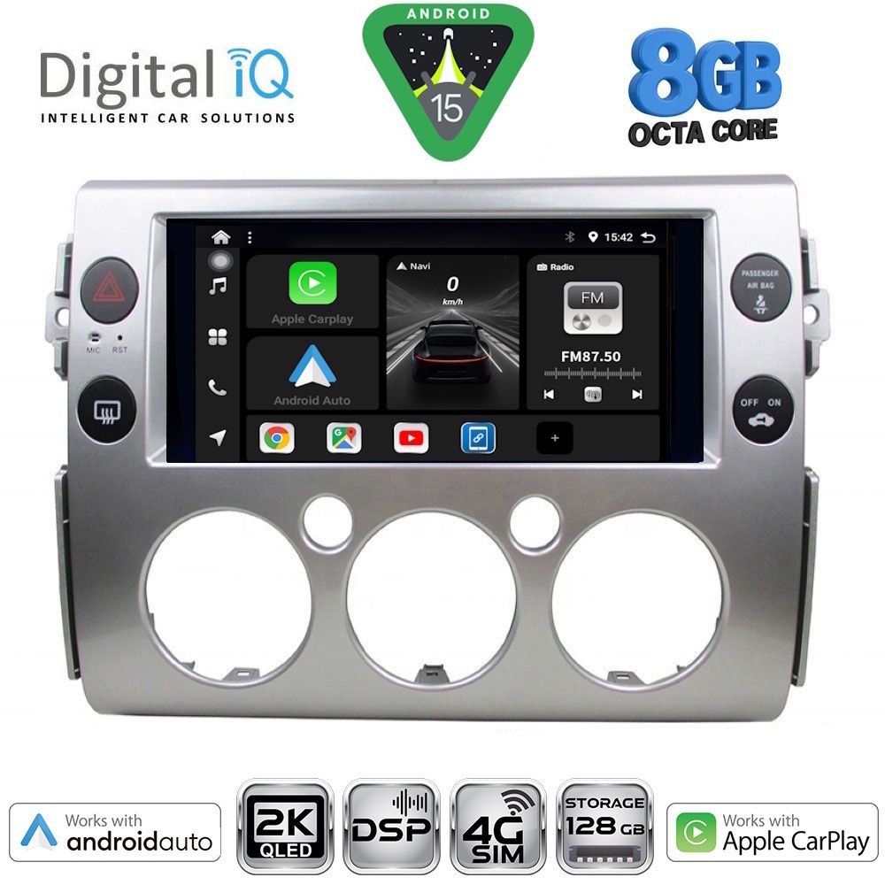 Βλησαρούλης Car Center - DIGITAL IQ BXF 11717_CPAA (9inc) MULTIMEDIA TABLET for TOYOTA FJ CRUISER mod. 2007-2013