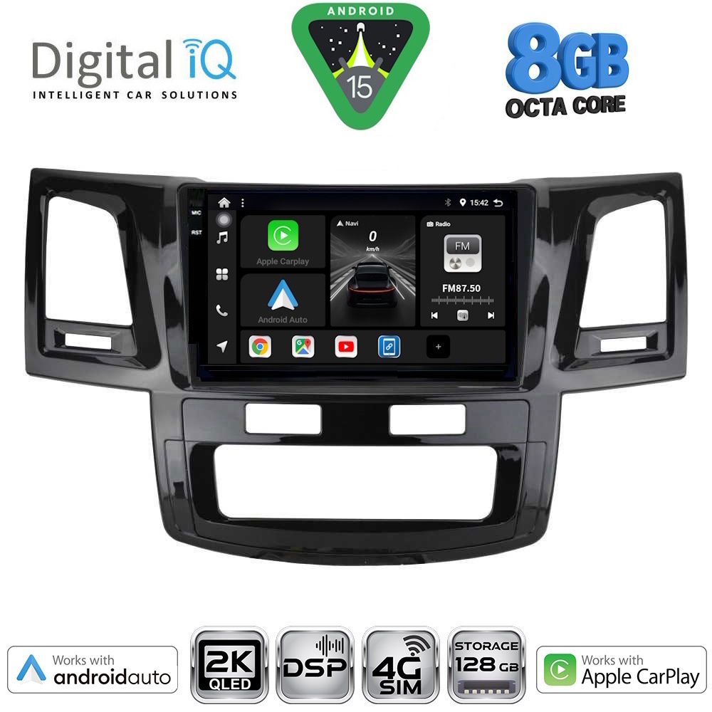 Βλησαρούλης Car Center - DIGITAL IQ BXF 11720_CPAA (9inc) MULTIMEDIA TABLET for TOYOTA HILUX mod. 2005-2016