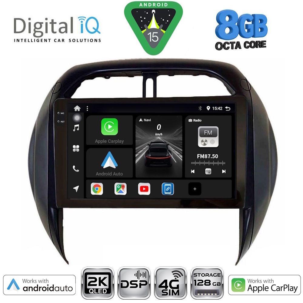 Βλησαρούλης Car Center - DIGITAL IQ BXF 11730_CPAA CLIMA (9inc) MULTIMEDIA TABLET for TOYOTA RAV 4 mod. 2000-2006