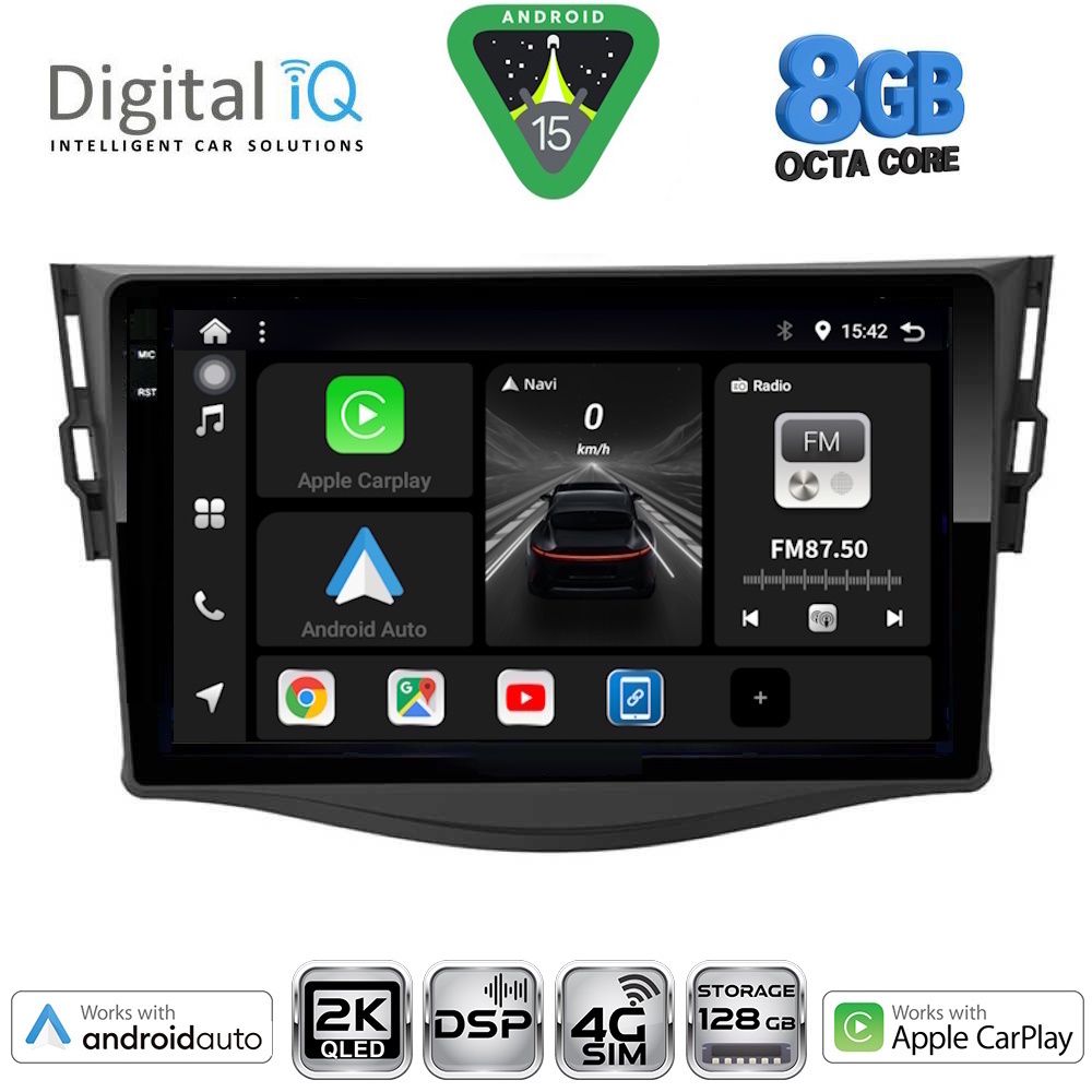 Βλησαρούλης Car Center - DIGITAL IQ BXF 11731_CPAA (9inc) MULTIMEDIA TABLET for TOYOTA RAV 4 mod. 2006-2012