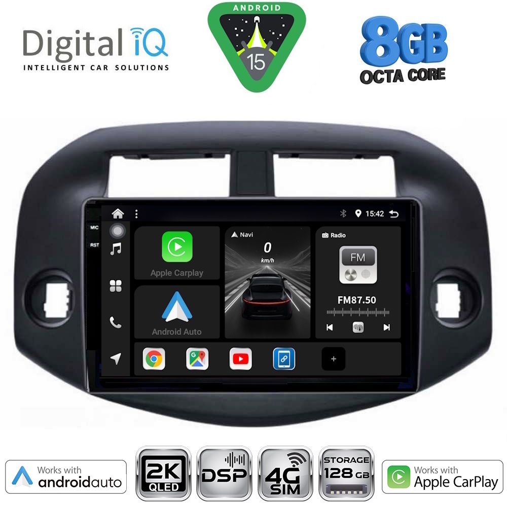 Βλησαρούλης Car Center - DIGITAL IQ BXF 11732_CPAA (10inc) MULTIMEDIA TABLET for TOYOTA RAV 4 mod. 2006-2012