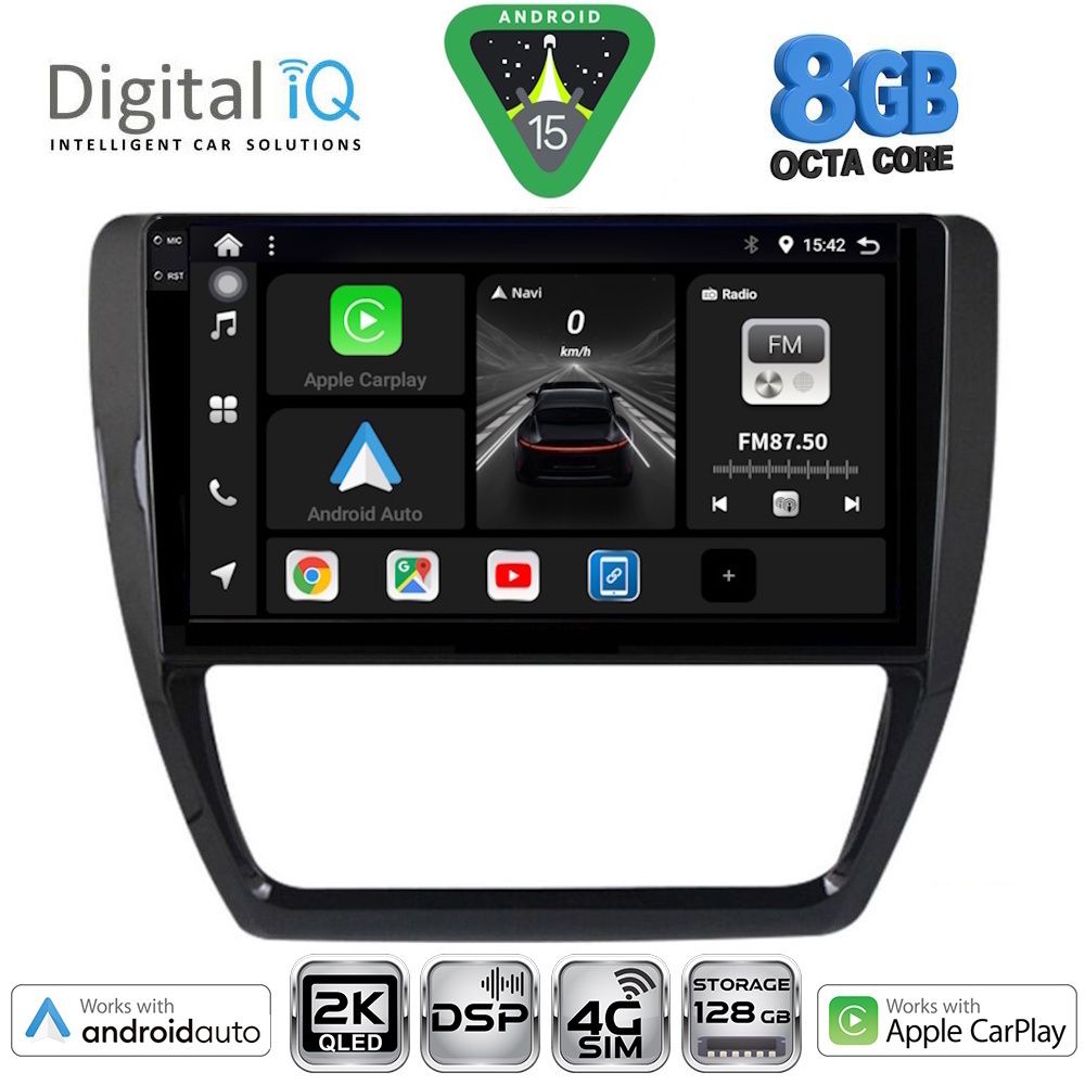 Βλησαρούλης Car Center - DIGITAL IQ BXF 11741_CPAA (10inc) MULTIMEDIA TABLET for VW JETTA mod. 2010-2016