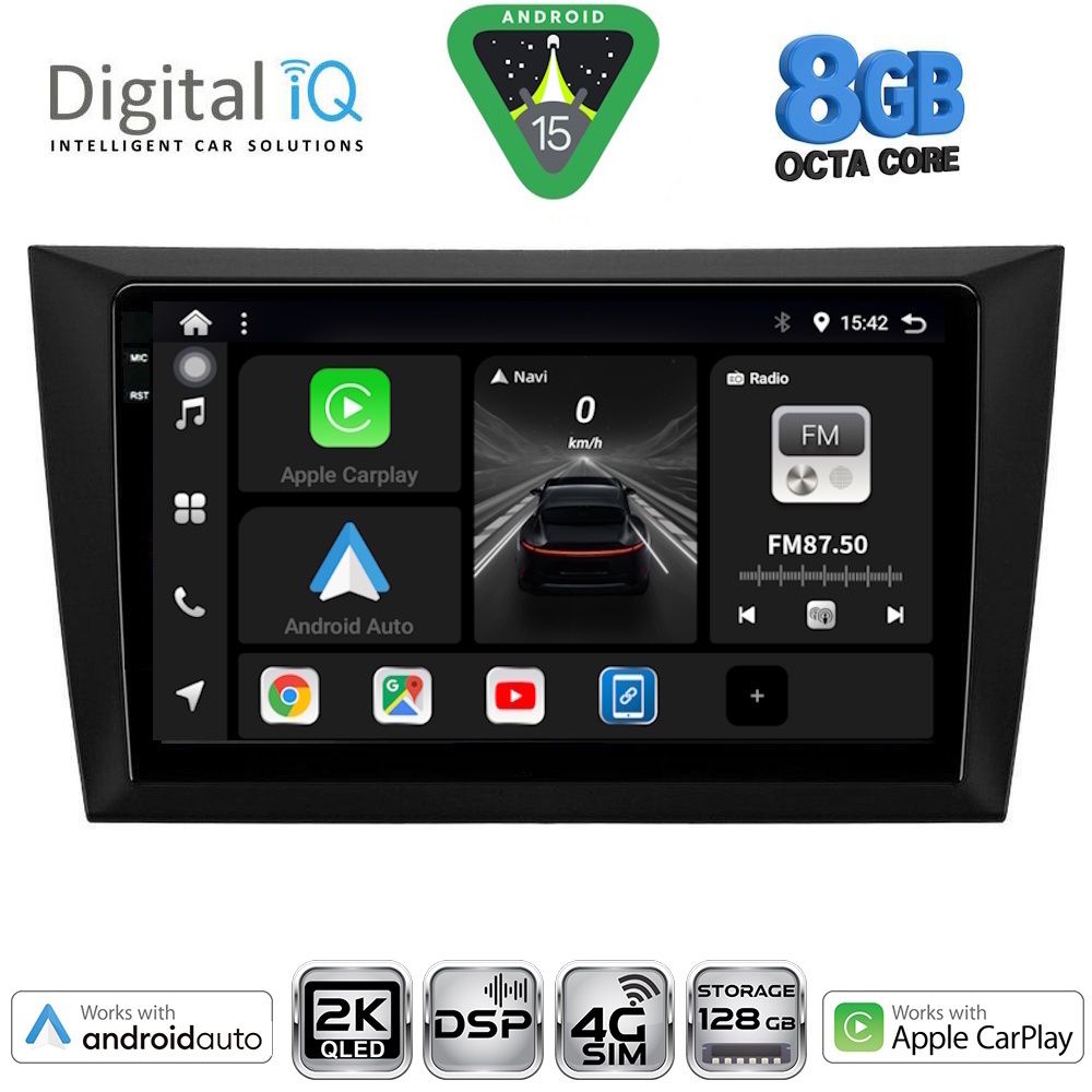 Βλησαρούλης Car Center - DIGITAL IQ BXF 11746_CPAA  (9inc) MULTIMEDIA TABLET for GOLF 6 mod. 2009-2012