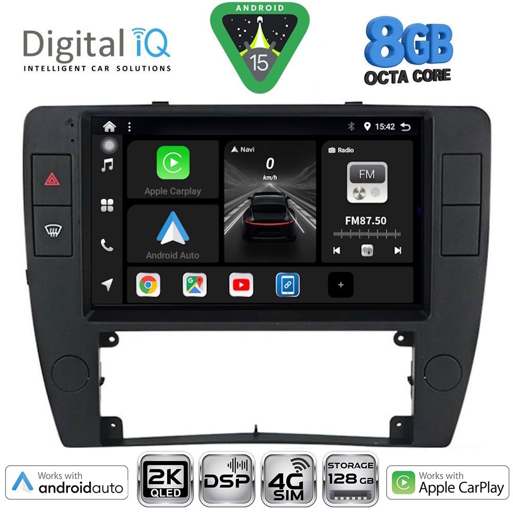 Βλησαρούλης Car Center - DIGITAL IQ BXF 11749_CPAA  (9inc) MULTIMEDIA TABLET for VW PASSAT mod. 2000-2005